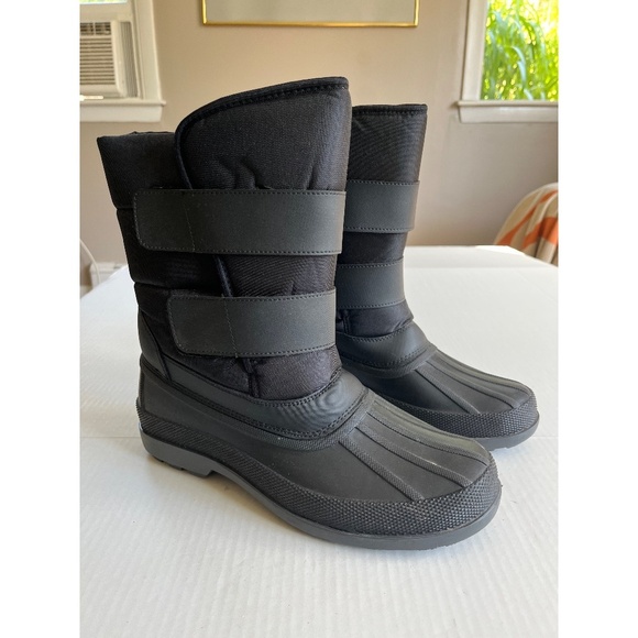 Jousen Sz 9 Mens Snow Boots Waterproof Insulated Warm Fur Lined Outdoor Winter - Picture 1 of 7